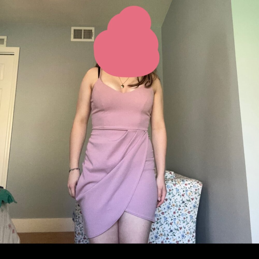 Lulus pink hoco dress